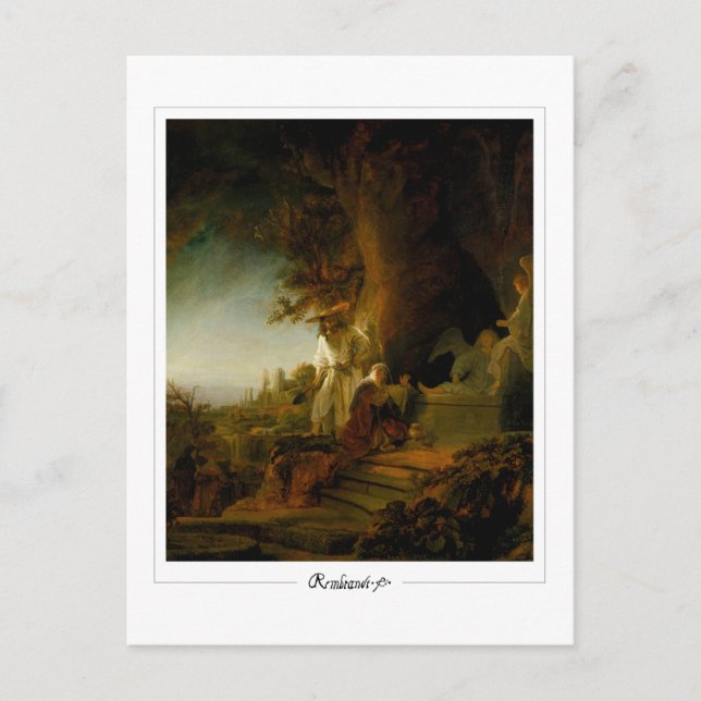 Rembrandt van Rijn #32 - Finkonst Vykort (Framsida)