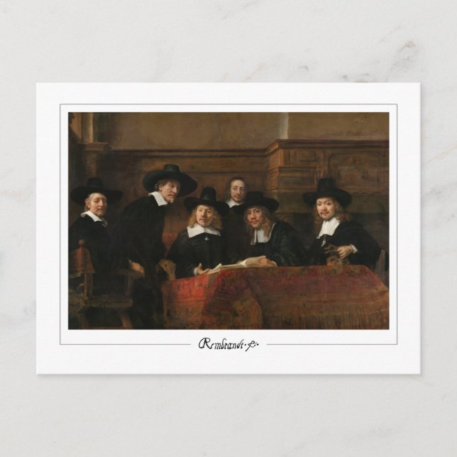 Rembrandt van Rijn #354 - Finkonst Vykort (Framsida)