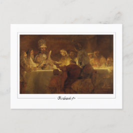 Rembrandt van Rijn #615 - Fine Art Vykort