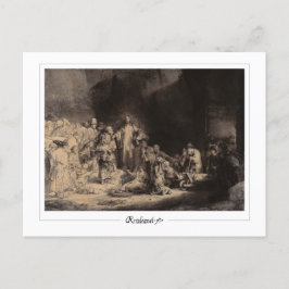 Rembrandt van Rijn #676 - Fine Art Vykort
