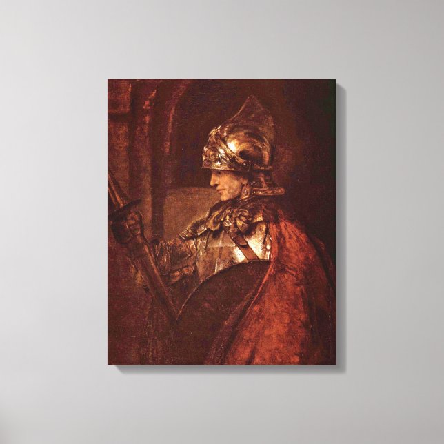 Rembrandt van Rijn - Alexander Underbaren Canvastryck (Framsida)
