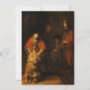 Rembrandt van Rijn återlämnar Prodigal Son Inbjudningar