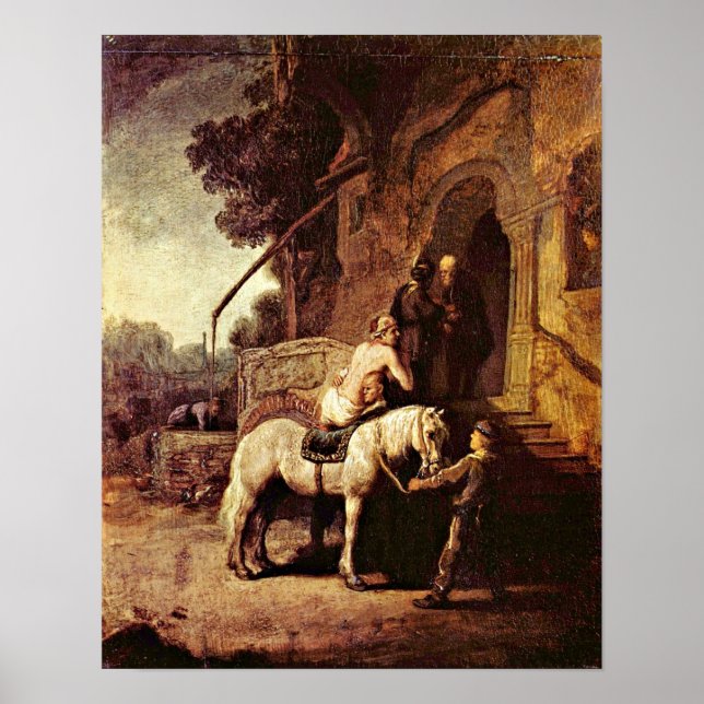 Rembrandt van Rijn - Bran Samaritan Poster (Framsidan)