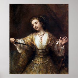 Rembrandt van Rijn Lucretia Poster