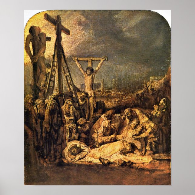 Rembrandt van Rijn - Raising the Kor Poster (Framsidan)