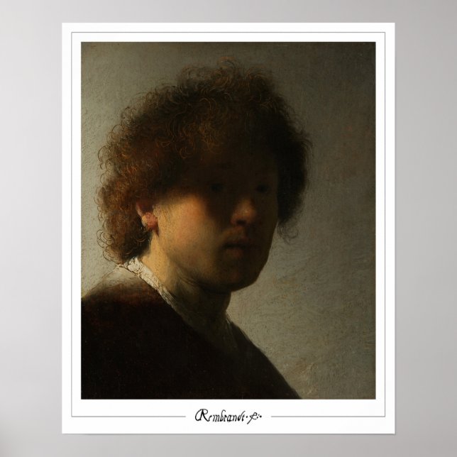 Rembrandt van Rijn Zedign Art Poster #18 (Framsidan)