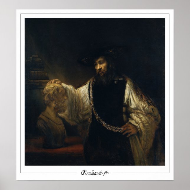Rembrandt van Rijn Zedign Art Poster #21 (Framsidan)