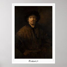 Rembrandt van Rijn Zedign Art Poster #680