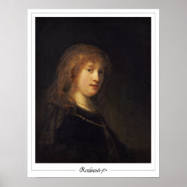 Rembrandt van Rijn Zedign Art Poster nr 4