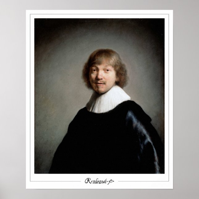 Rembrandt van Rijn Zedign Art Poster nr 513 (Framsidan)