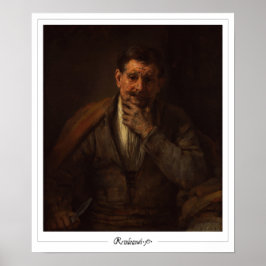 Rembrandt van Rijn Zedign Art Poster nr 714