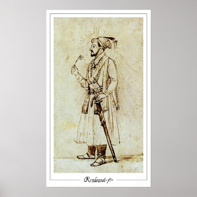 Rembrandt van Rijn Zedign konstaffisch #106 Poster (Framsidan)