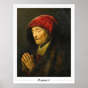 Rembrandt van Rijn Zedign konstaffisch #10 Poster