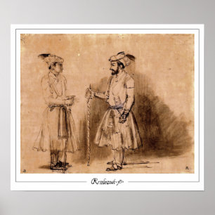 Rembrandt van Rijn Zedign konstaffisch #114 Poster