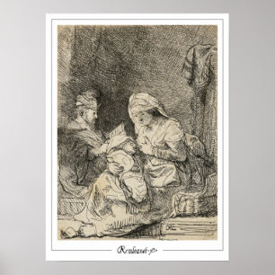 Rembrandt van Rijn Zedign konstaffisch #235 Poster
