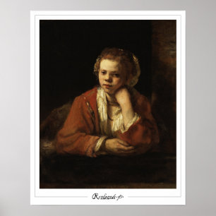 Rembrandt van Rijn Zedign konstaffisch #29 Poster