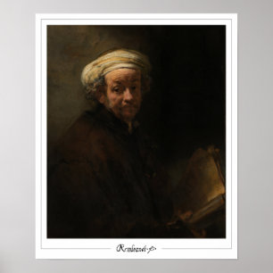 Rembrandt van Rijn Zedign konstaffisch #373 Poster