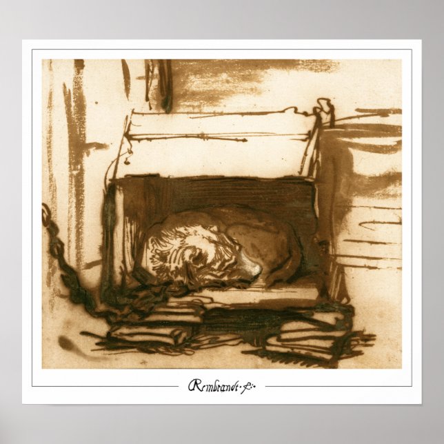 Rembrandt van Rijn Zedign konstaffisch #431 Poster (Framsidan)