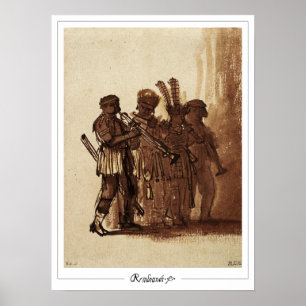 Rembrandt van Rijn Zedign konstaffisch #533 Poster