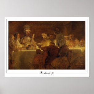 Rembrandt van Rijn Zedign konstaffisch #615 Poster