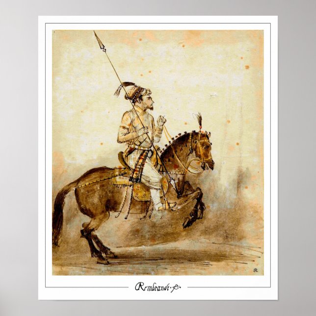 Rembrandt van Rijn Zedign konstaffisch #651 Poster (Framsidan)