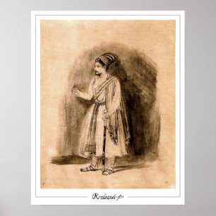 Rembrandt van Rijn Zedign konstaffisch #681 Poster