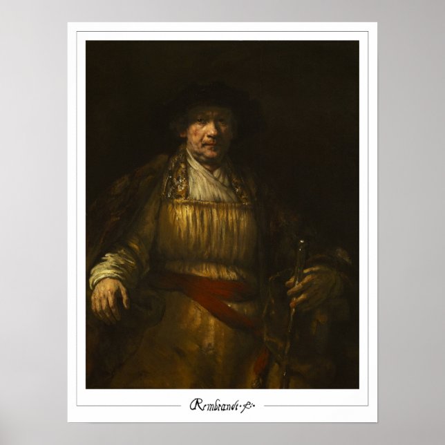 Rembrandt van Rijn Zedign konstaffisch #71 Poster (Framsidan)