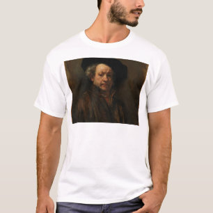 Rembrandt van Rijn's Självporträtt Fine Art Tee Shirt