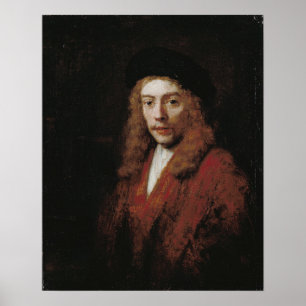 Rembrandt - Young Man, kanske Artists Son Titus Poster