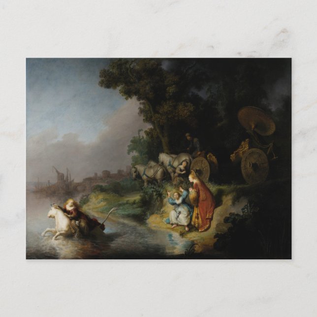 Rembrandts bortförande av Europa Vykort (Framsida)