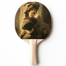Rembrandts Standard Bearer Ping Pong Paddle