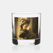 Rembrandt's Standard Bearer Whiskey Glass