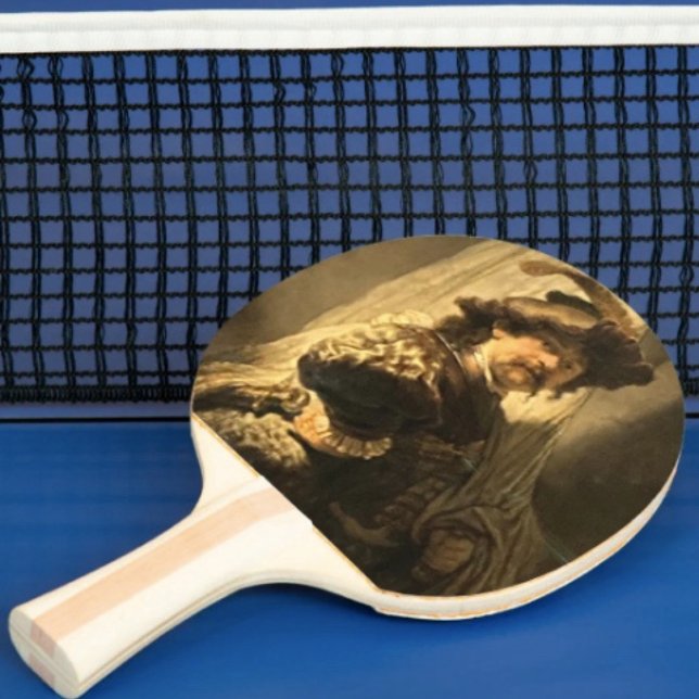 Rembrandts Standardbärare Pingis Paddle (Rembrandt’s Standard Bearer Ping Pong Paddle 6" x 6.25" strike pad. Ergonomic handle.)