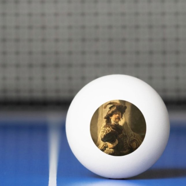 Rembrandts Standardbärare Pingisboll (Rembrandt’s Standard Bearer ping pong ball. 3-star balls meet the ITTF's competition specifications )