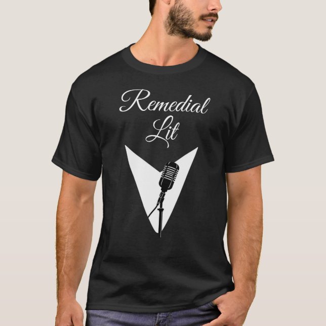 Remedial Lit Microphone T-Shirt (Framsida)