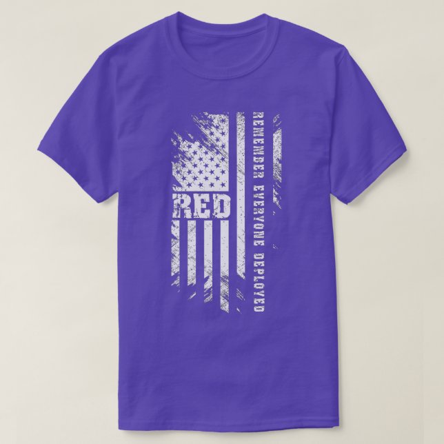 Remember Everyone Veteran Deployed RED Friday (117 T Shirt (Design framsida)