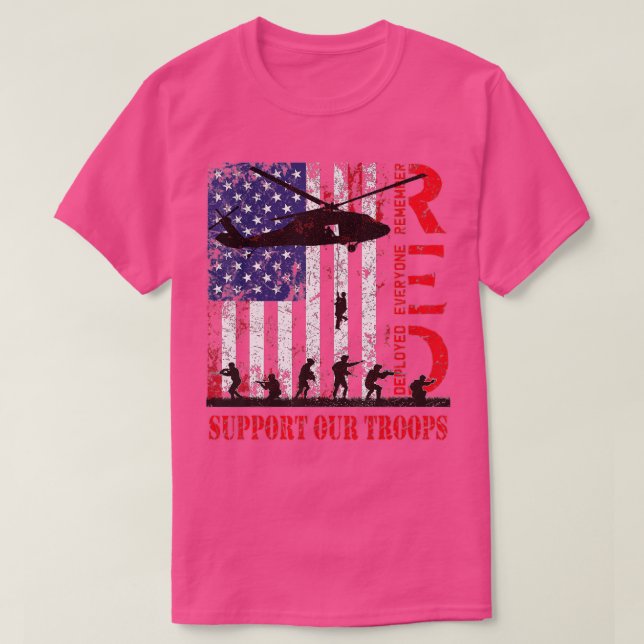 Remember Everyone Veteran Deployed RED Friday 1 (2 T Shirt (Design framsida)
