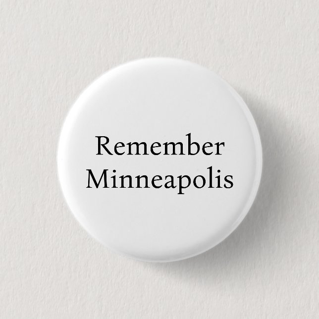 Remember Minneapolis Knapp (Framsida)