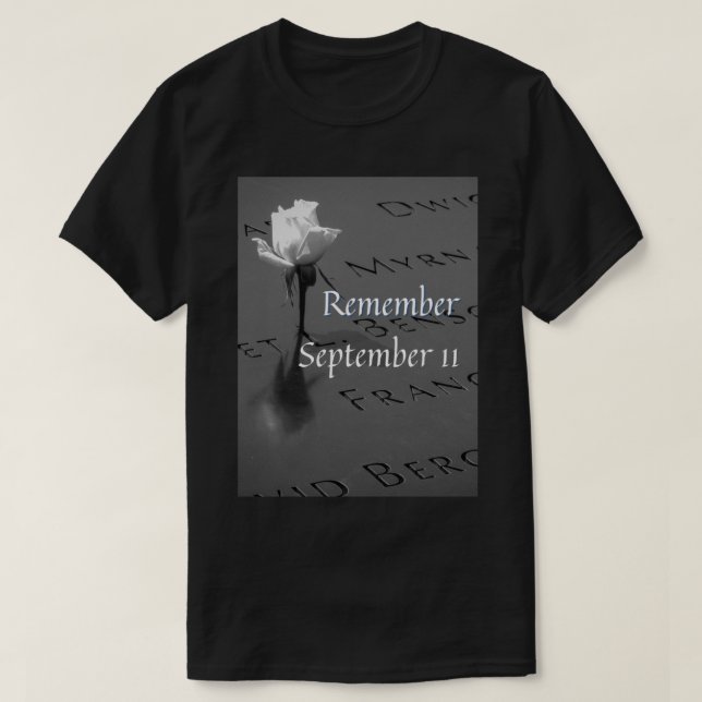 Remember September 11   T Shirt (Design framsida)