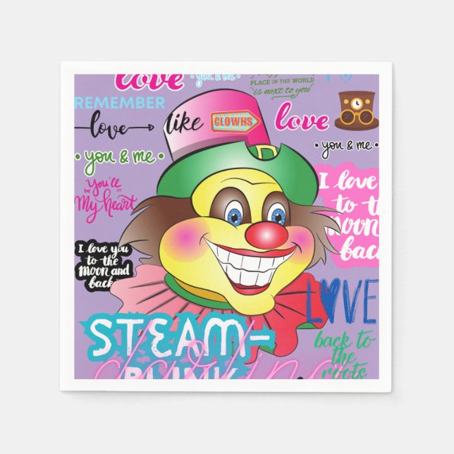 Remember the Clown. Pappersservett (Framsidan)