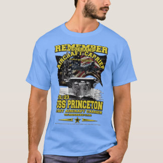 REMEMBEr USS Princeton CVL23-luftfartygsoperatör T Shirt