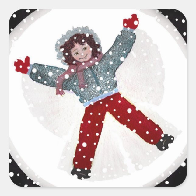 Remember When  Fyrkantigt Klistermärke (Framsida)