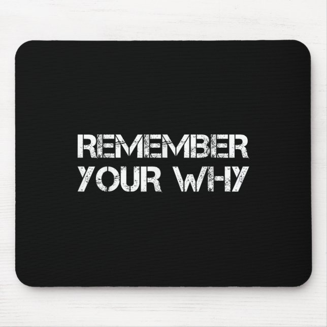 Remember Your Why  Musmatta (Framsidan)
