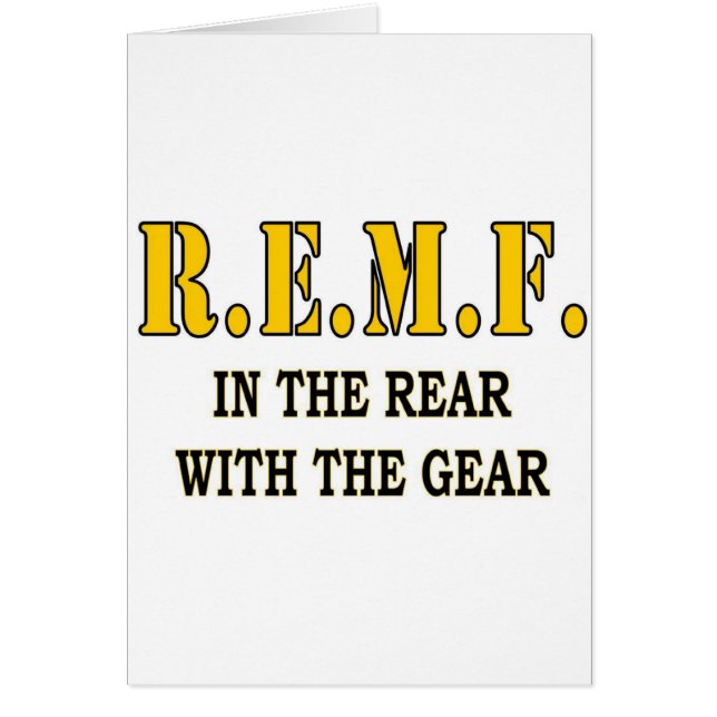 REMF HÄLSNINGSKORT (Framsidan)