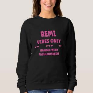 REMI Personlig Namn Funny Cute Anpassningsbar REMI T Shirt