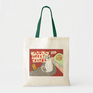 Remi Visits Pike Ställe Market Tote Bag Tygkasse