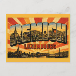 Remich Luxemburg Moselvinby Vykort