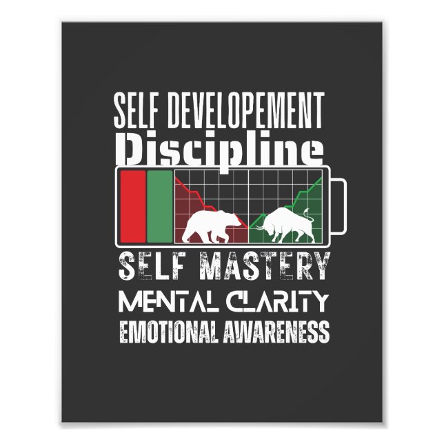 Reminder and motivation | Forex mindset Fototryck (Framsidan)