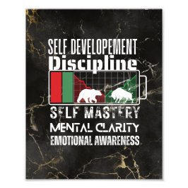 Reminder and motivation | Forex mindset | Marble Fototryck