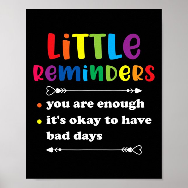 Reminder Mental Health Counselor Poster (Framsidan)